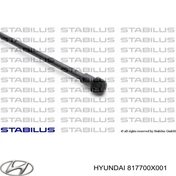 Comprar 817700X001 Hyundai/Kia Amortiguador de puerta trasera