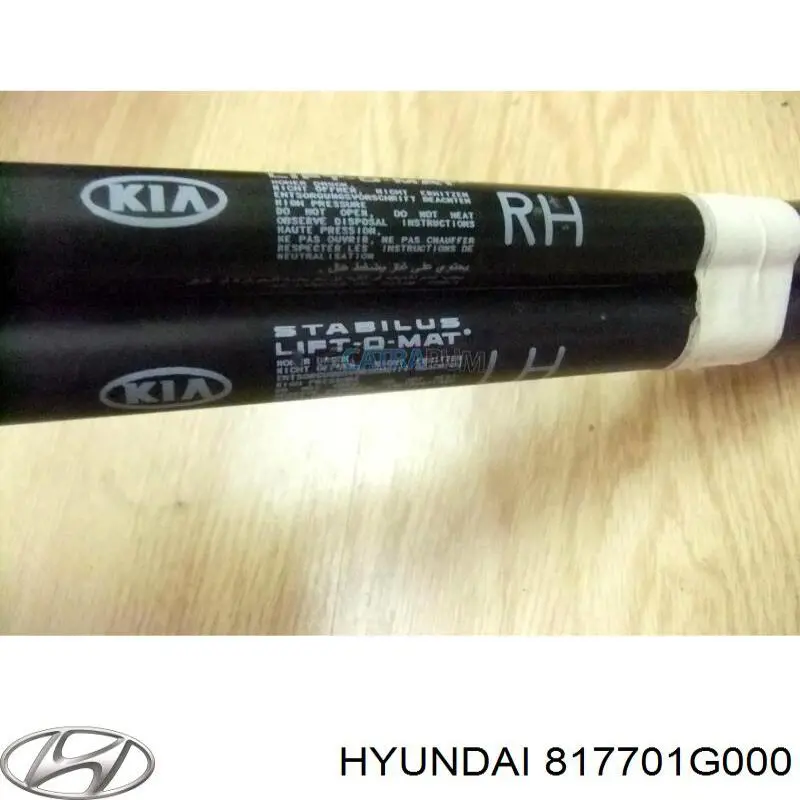 817701G000 Hyundai/Kia amortiguador de maletero