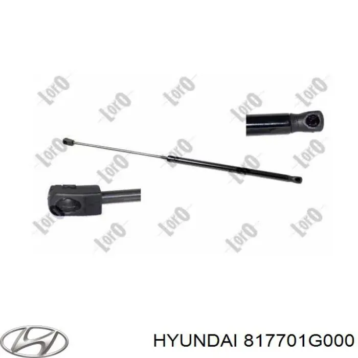 Amortiguador de maletero KIA Rio 2 JB