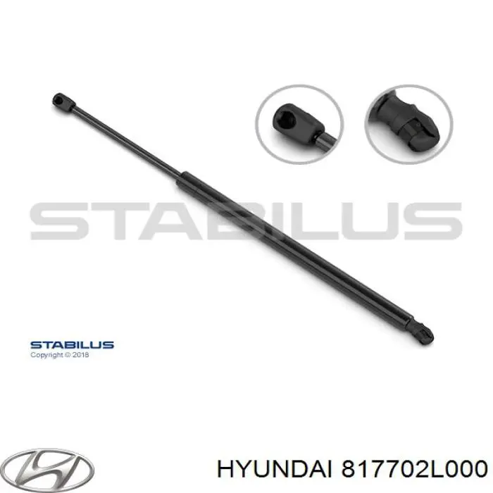 Comprar 817702L000 Hyundai/Kia Amortiguador de puerta trasera
