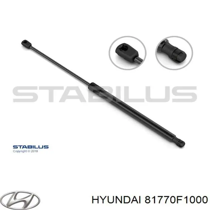 Amortiguador de maletero Hyundai/Kia 81770F1000 precio, desde 14,66 EUR