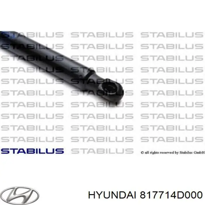 STA9075YI Stabilus amortiguador para porton trasero (3/5 puertas traseras (lisas)