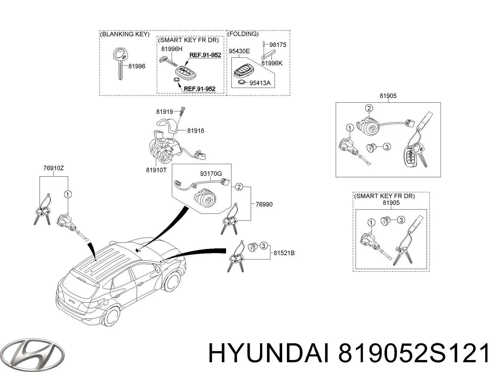 819052S121 Hyundai/Kia