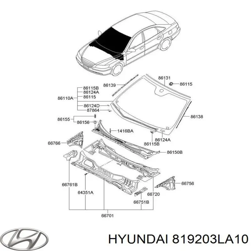 819203LA10 Hyundai/Kia