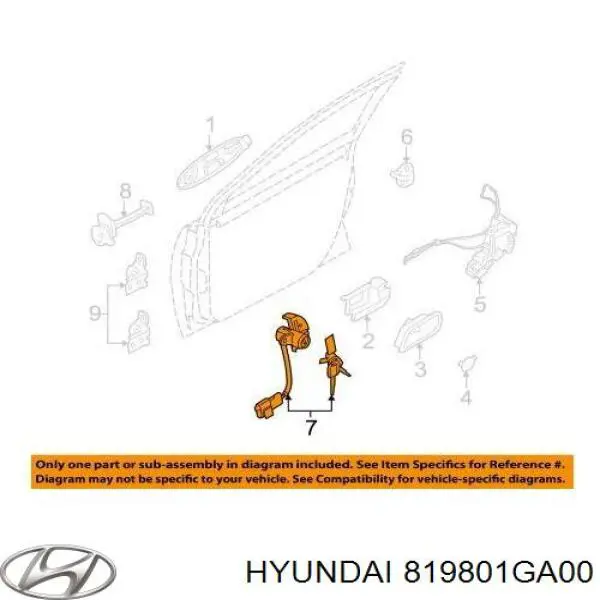 Comprar 819801GA00 Hyundai/Kia 