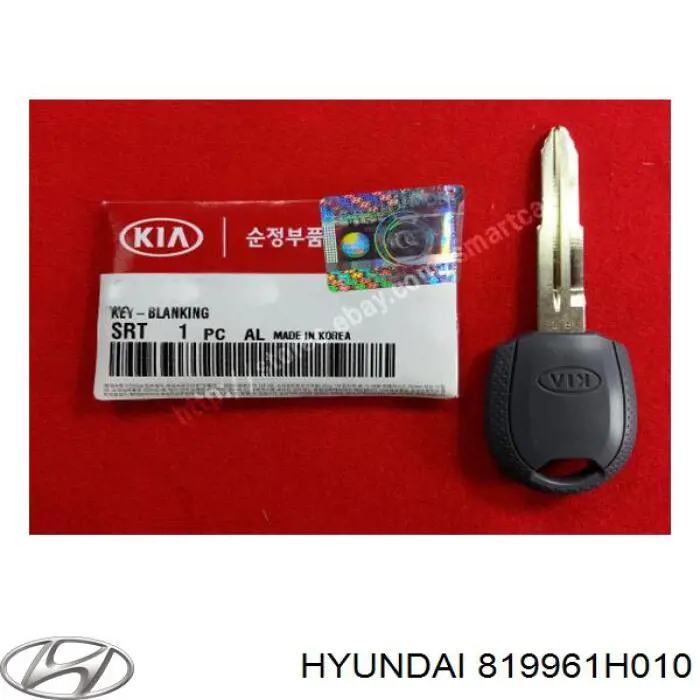 819961H010 Hyundai/Kia llave en blanco