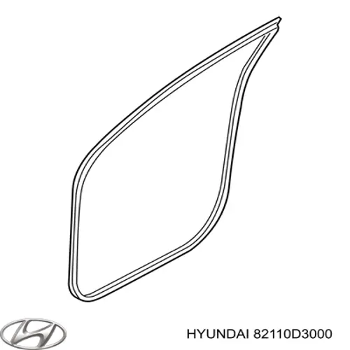 Comprar 82110D3000 Hyundai/Kia Junta de puerta delantera izquierda (en carrocería)
