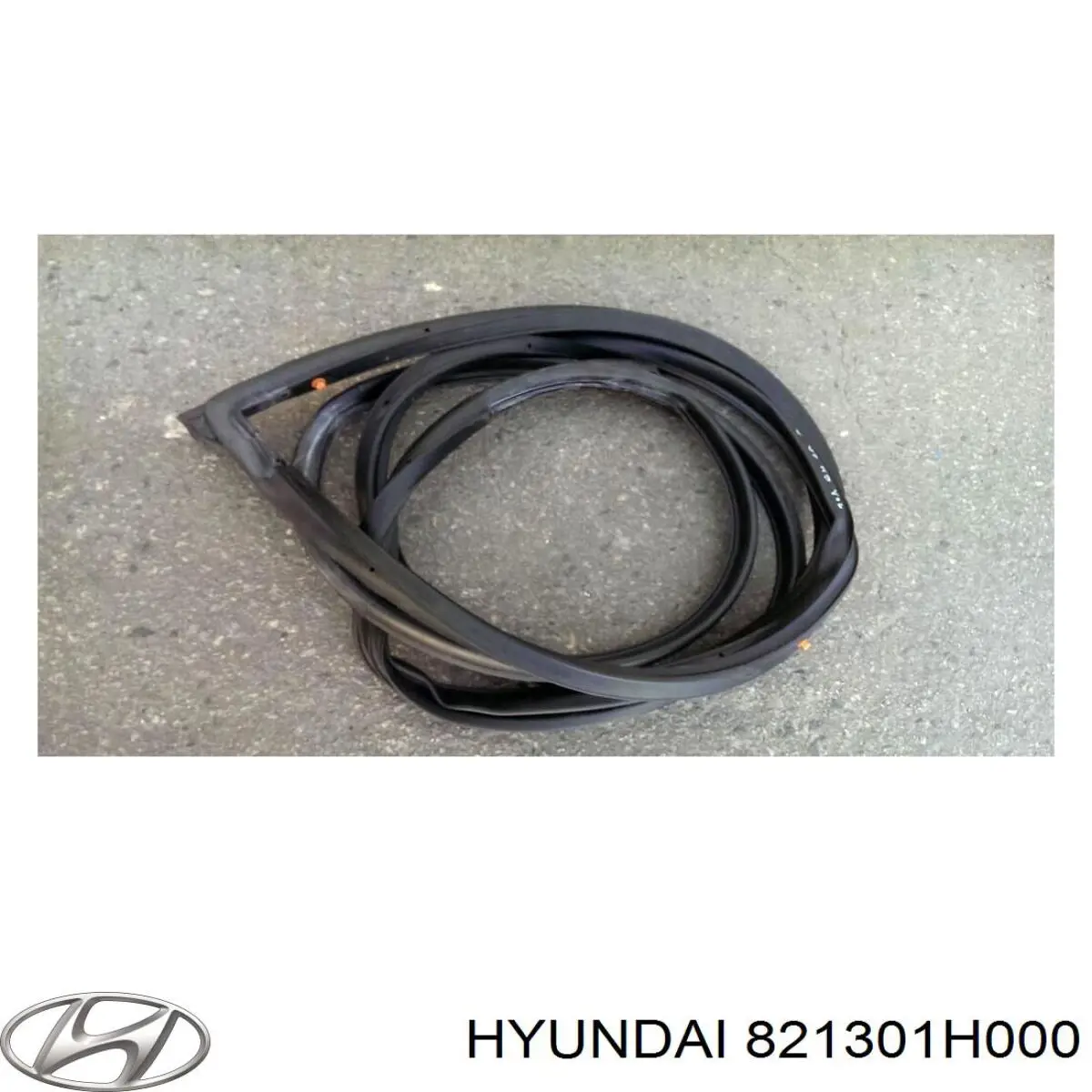 821301H000 Hyundai/Kia junta de puerta delantera izquierda (en puerta)