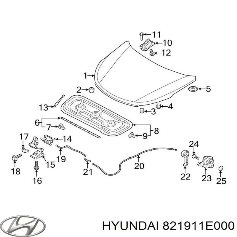 821911E000 Hyundai/Kia