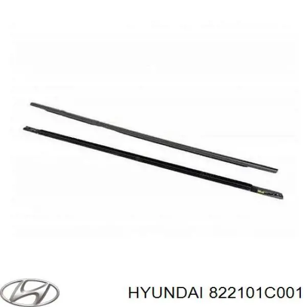 Sellador exterior de vidrio de puerta delantera izquierda Hyundai/Kia 822101C001 precio, desde 23,41 EUR