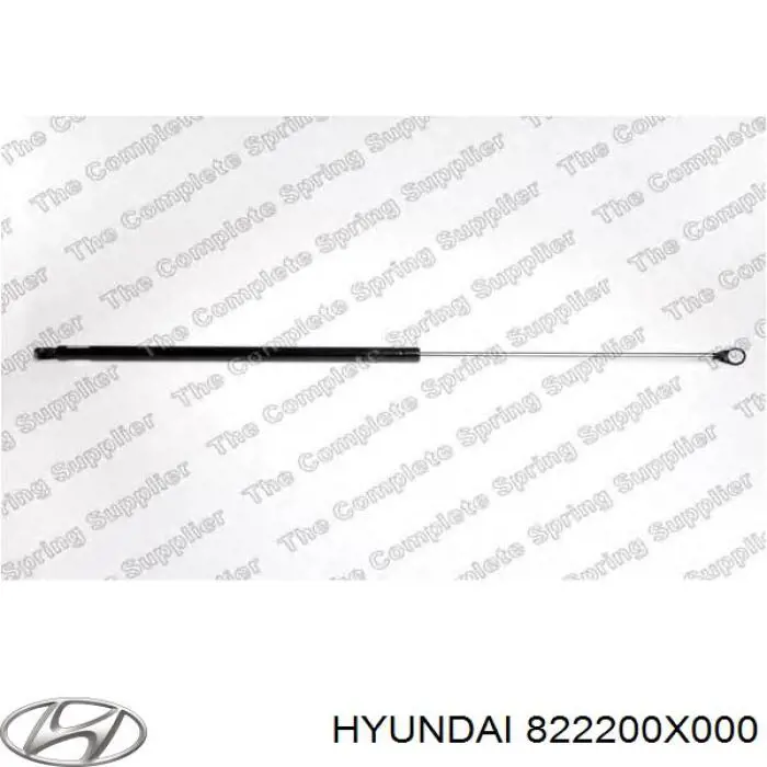 822200X000 Hyundai/Kia moldura para bajar el vidrio de la puerta delantera derecha