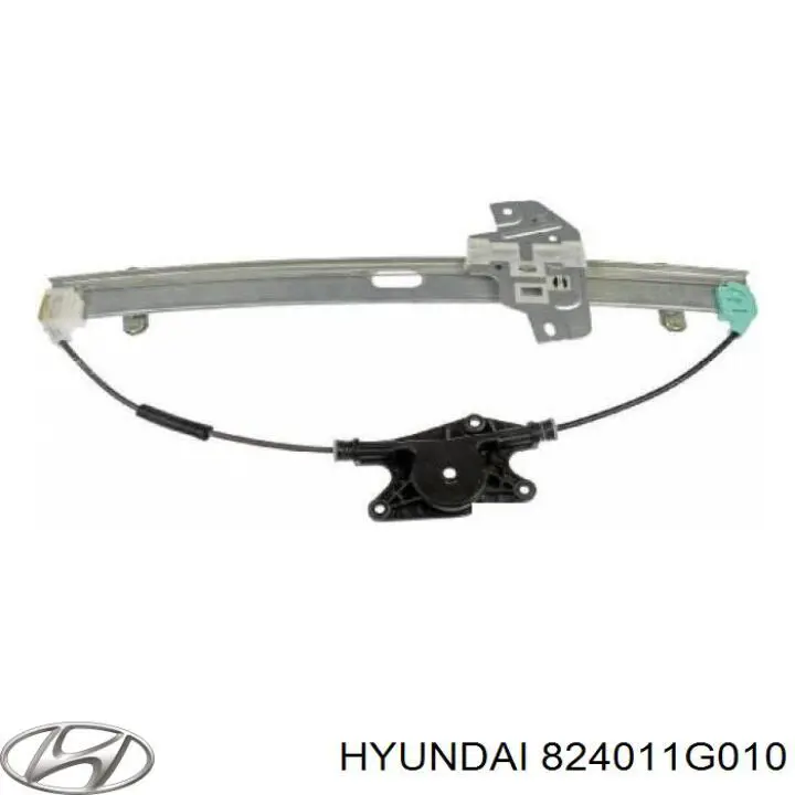 824010N010 Hyundai/Kia mecanismo de elevalunas, puerta delantera izquierda