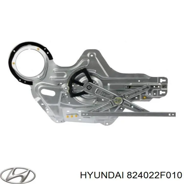 824022F010 Hyundai/Kia mecanismo de elevalunas, puerta delantera derecha