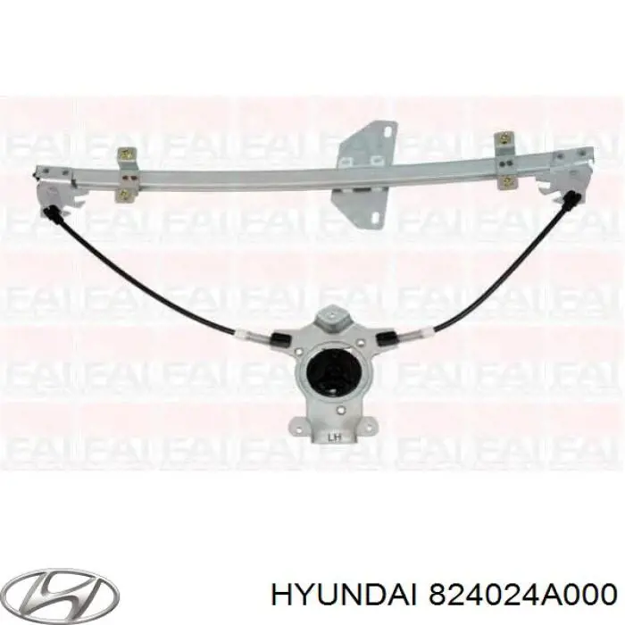 Mecanismo de elevalunas, puerta delantera derecha para Hyundai H200 