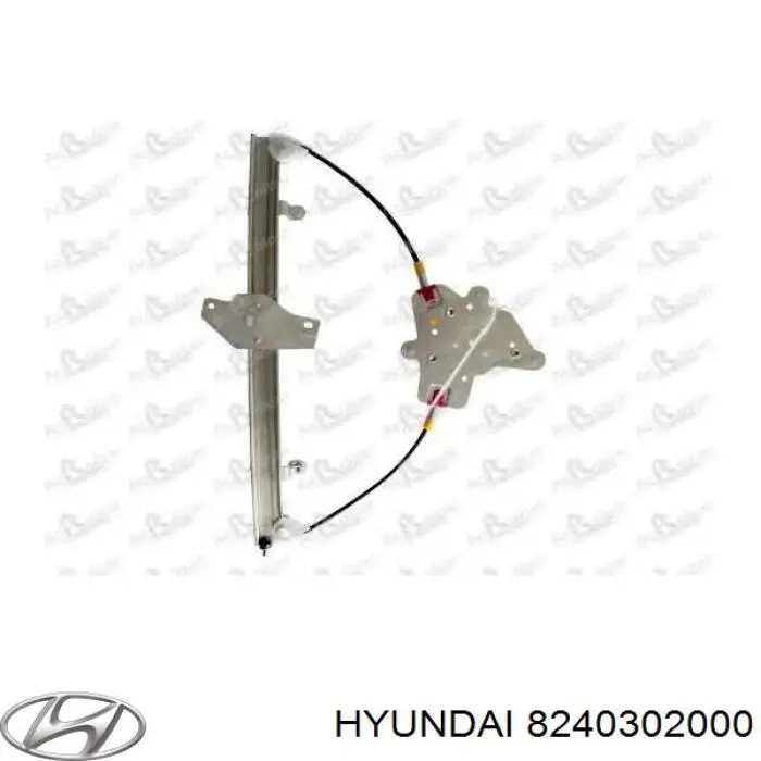 8240302000 Hyundai/Kia mecanismo de elevalunas, puerta delantera izquierda