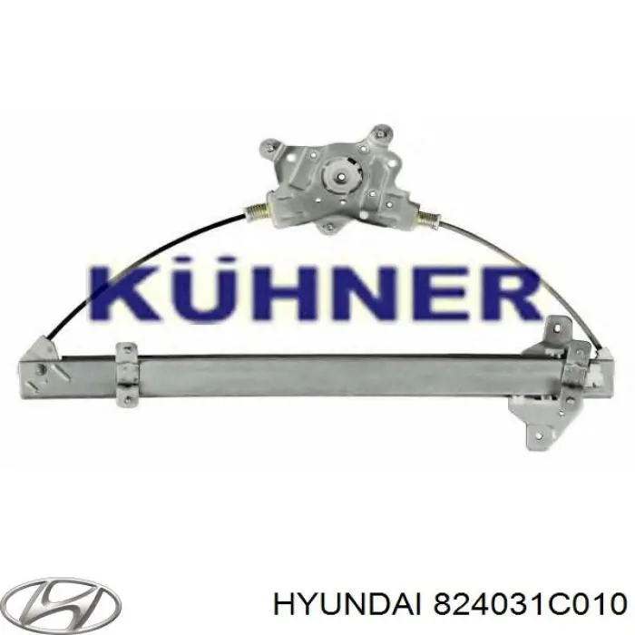 824031C010 Hyundai/Kia mecanismo de elevalunas, puerta delantera izquierda