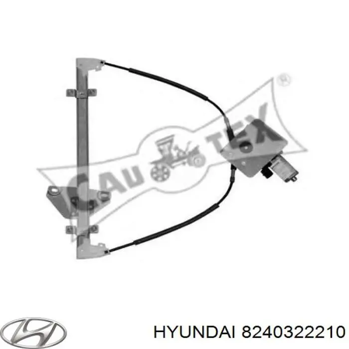 8240322210 Hyundai/Kia mecanismo de elevalunas, puerta delantera izquierda