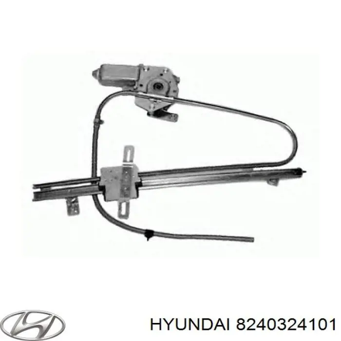 8240324101 Hyundai/Kia mecanismo de elevalunas, puerta delantera izquierda