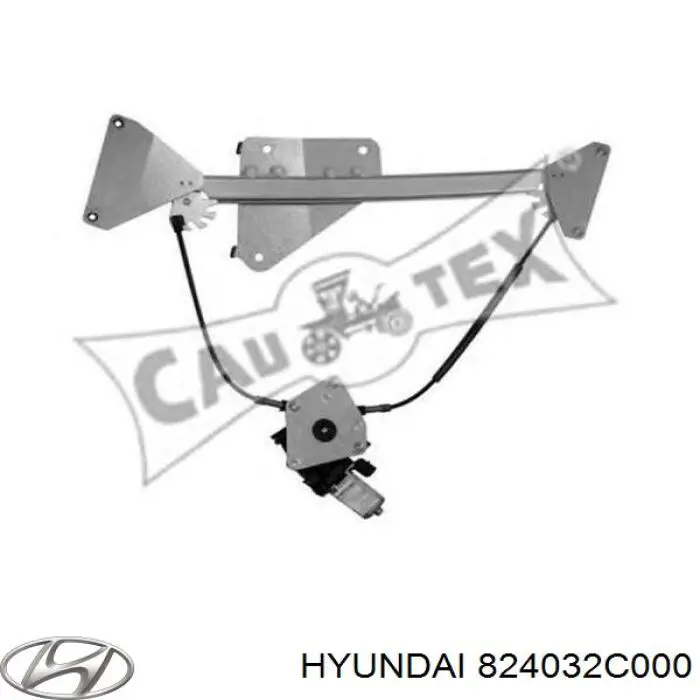 824032C000 Hyundai/Kia mecanismo de elevalunas, puerta delantera izquierda