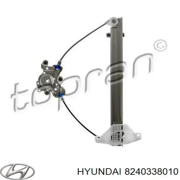 Mecanismo alzacristales, puerta delantera izquierda para Hyundai Sonata (EF)