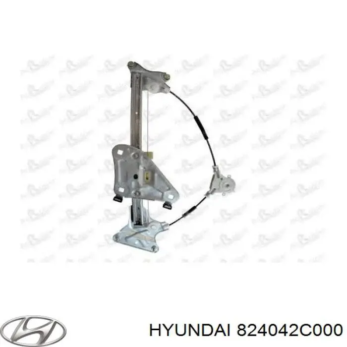 Mecanismo de elevalunas, puerta delantera derecha para Hyundai Tiburon 