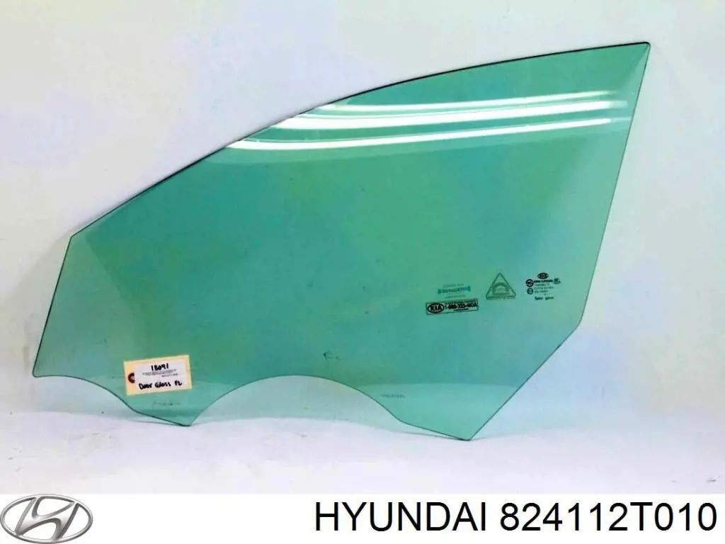 824112T010 Hyundai/Kia luna de puerta delantera izquierda