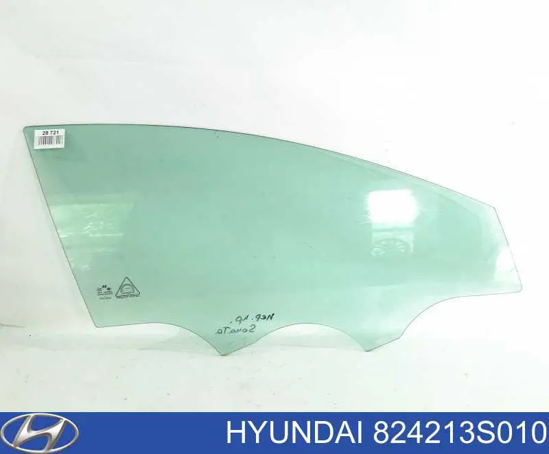 824213S010 Hyundai/Kia luna de puerta delantera derecha