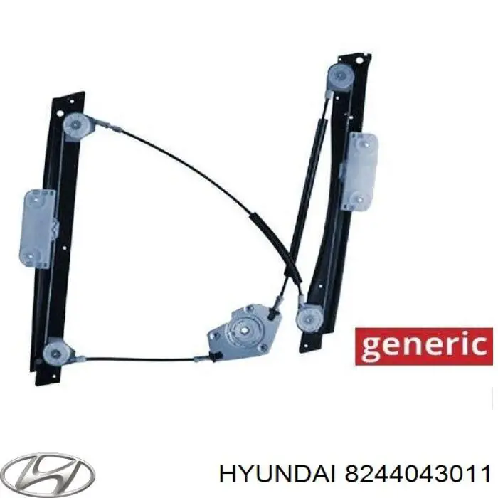 Mecanismo de elevalunas, puerta delantera derecha para Hyundai H100 (P)