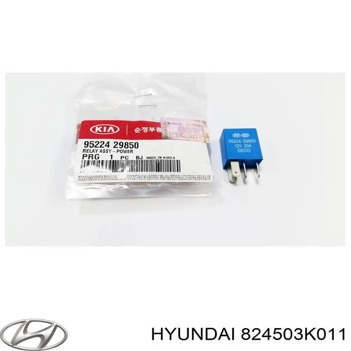 Motor eléctrico, elevalunas, puerta delantera izquierda Hyundai/Kia 824503K011
