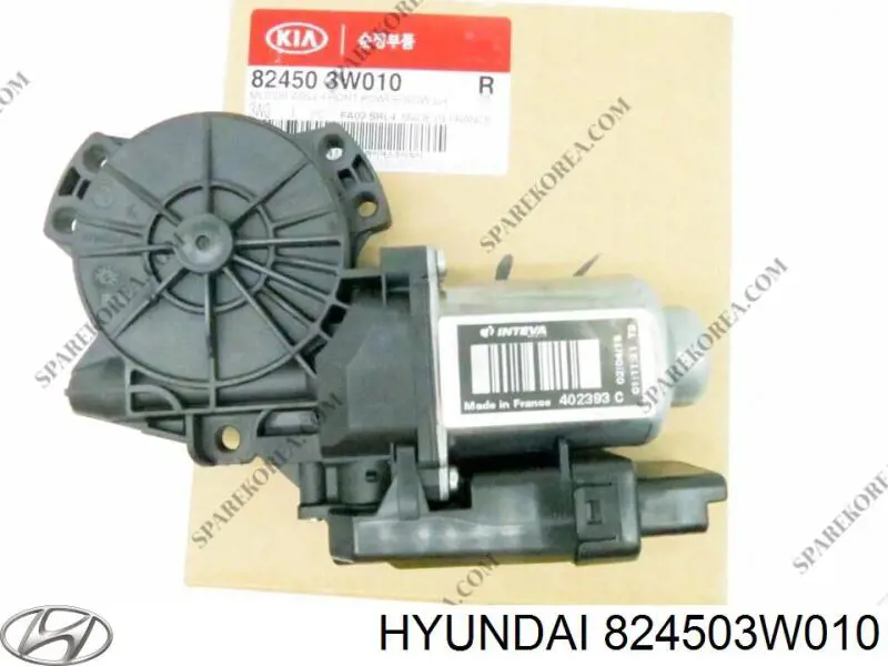 Motor eléctrico, elevalunas, puerta delantera izquierda KIA Sportage (SL)