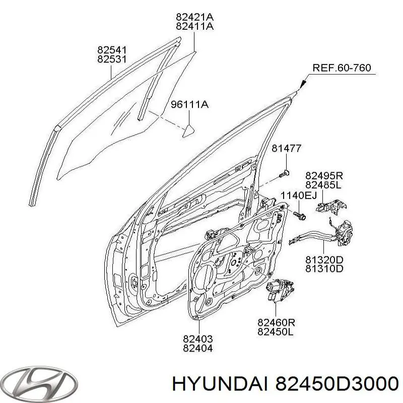 82450D3000 Hyundai/Kia