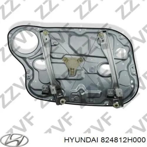 Mecanismo de elevalunas, puerta delantera derecha para Hyundai Elantra (HD)