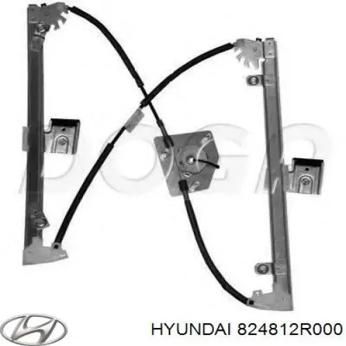 824812R000 Hyundai/Kia mecanismo de elevalunas, puerta delantera derecha