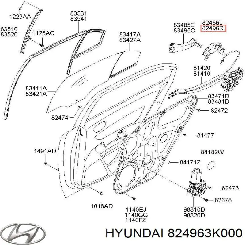 824963K000 Hyundai/Kia