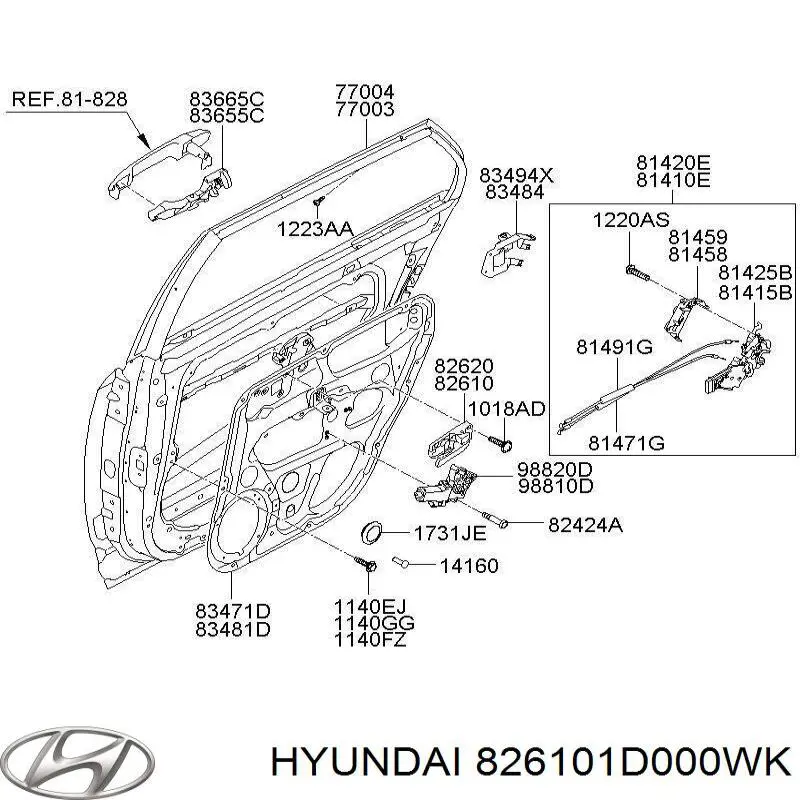 826101D000WK Hyundai/Kia