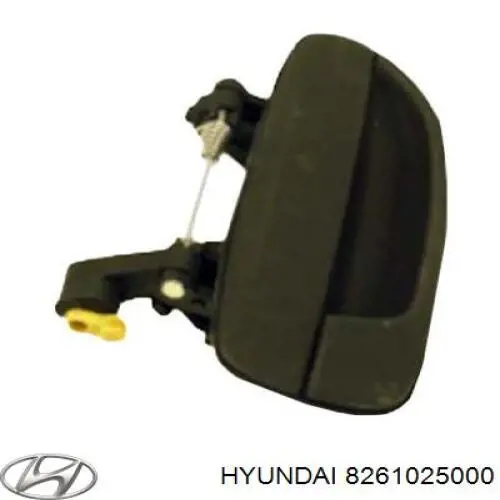 Manecilla de puerta, equipamiento habitáculo, izquierda delantera/trasera para Hyundai Accent (LC)
