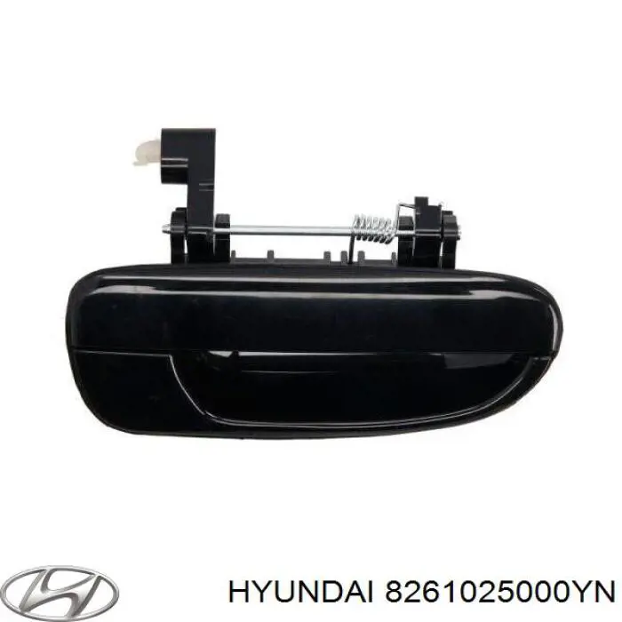 8261025000YN Hyundai/Kia manecilla de puerta, equipamiento habitáculo, izquierda delantera/trasera