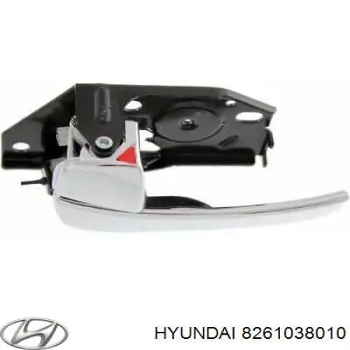 8261038010 Hyundai/Kia manecilla de puerta, equipamiento habitáculo, izquierda delantera/trasera