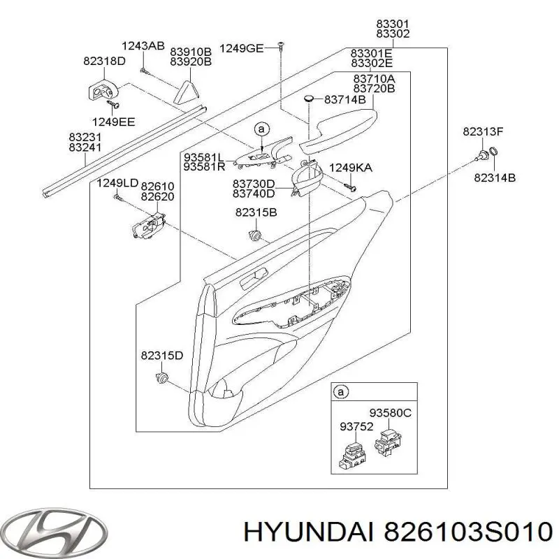 826103S010 Hyundai/Kia