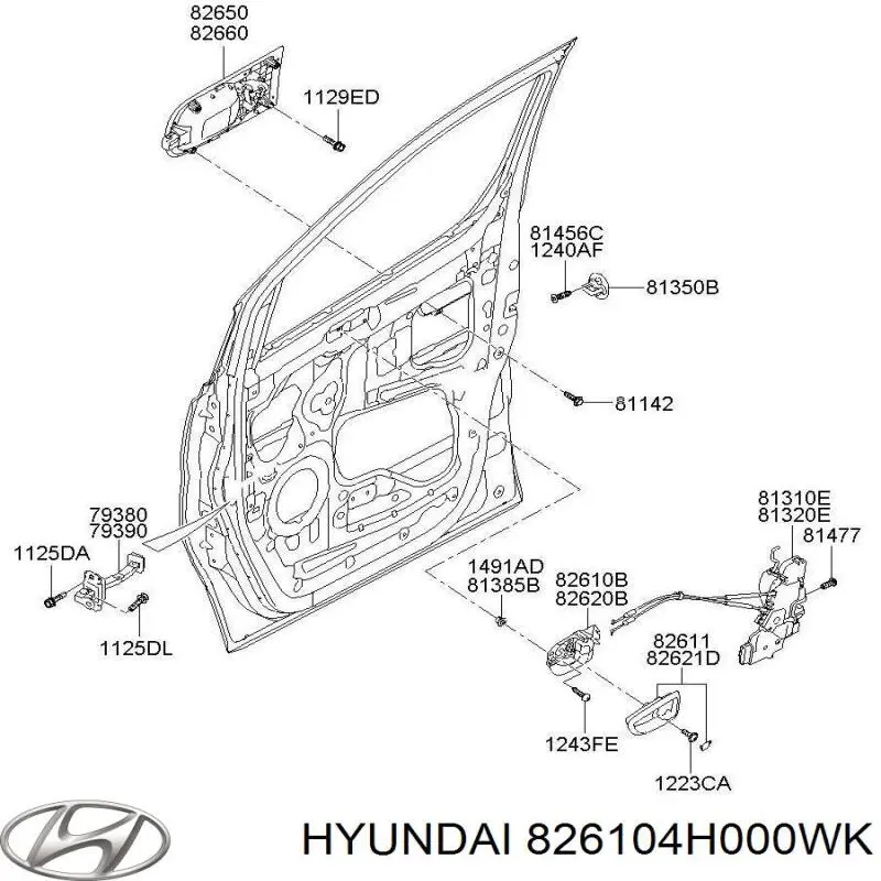 826104H000WK Hyundai/Kia