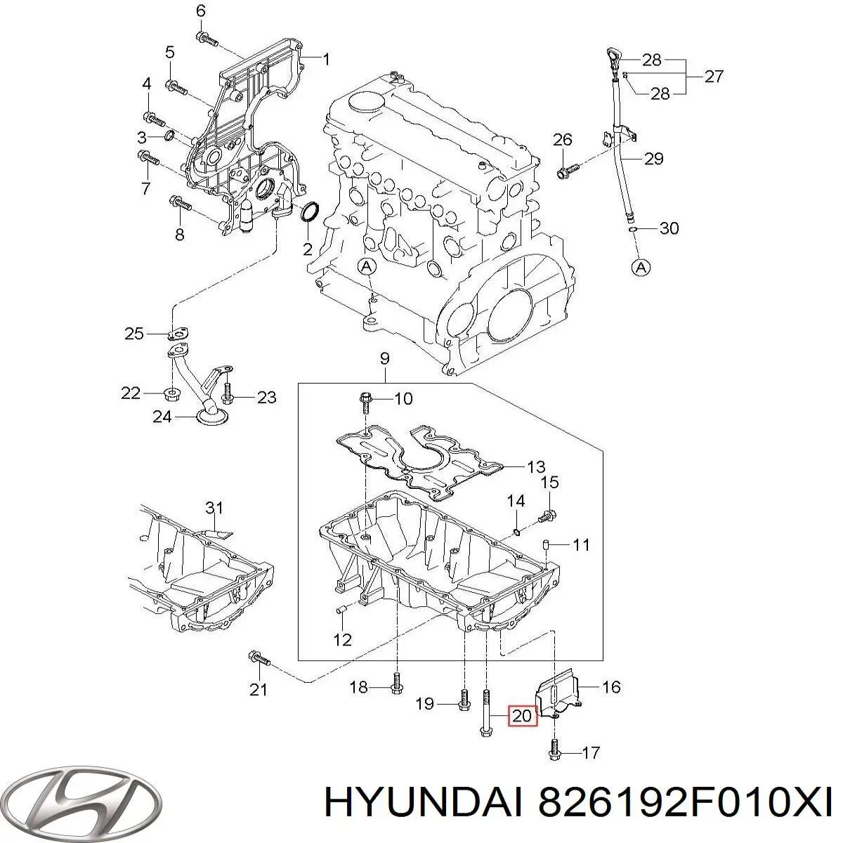 Comprar 826192F010XI Hyundai/Kia 
