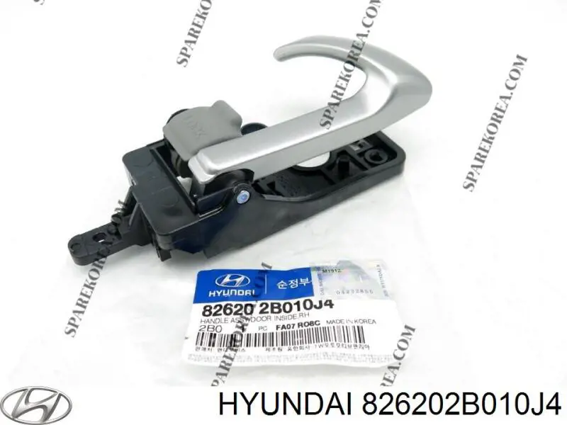 Comprar 826202B010J4 Hyundai/Kia Manija interior derecha del apoyabrazos de la puerta delantera