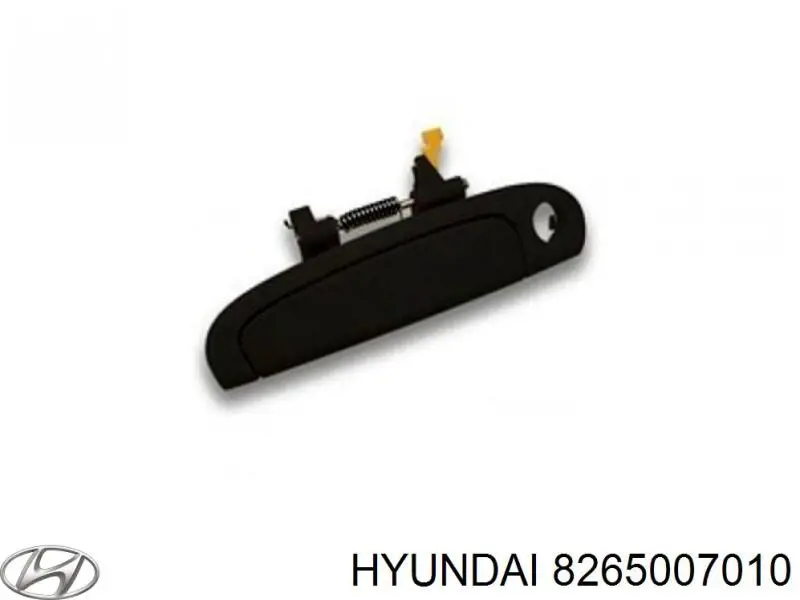 8265007010 Hyundai/Kia tirador de puerta exterior delantero izquierda