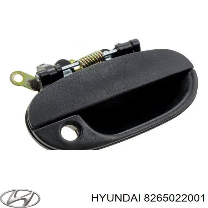 Tirador de puerta exterior delantero izquierda para Hyundai Accent 