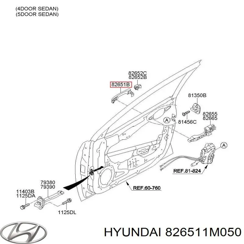 826511M050 Hyundai/Kia