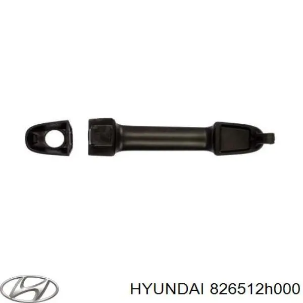 Tirador de puerta exterior trasero Hyundai/Kia 826512H000
