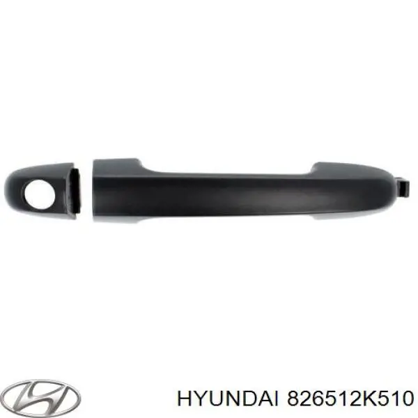 826512K510 Hyundai/Kia tirador de puerta exterior delantero izquierda