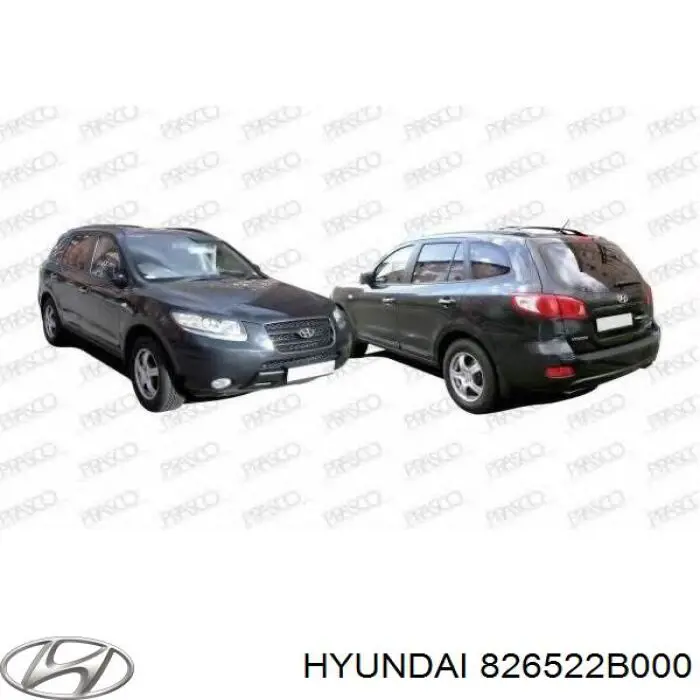 Tapa, manecilla puerta, delantera izquierda para Hyundai Santa Fe (CM)