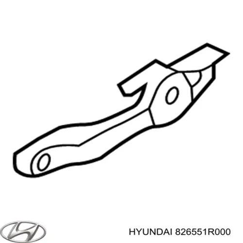 Soporte de manilla exterior de puerta delantera izquierda para Hyundai SOLARIS (SBR11)