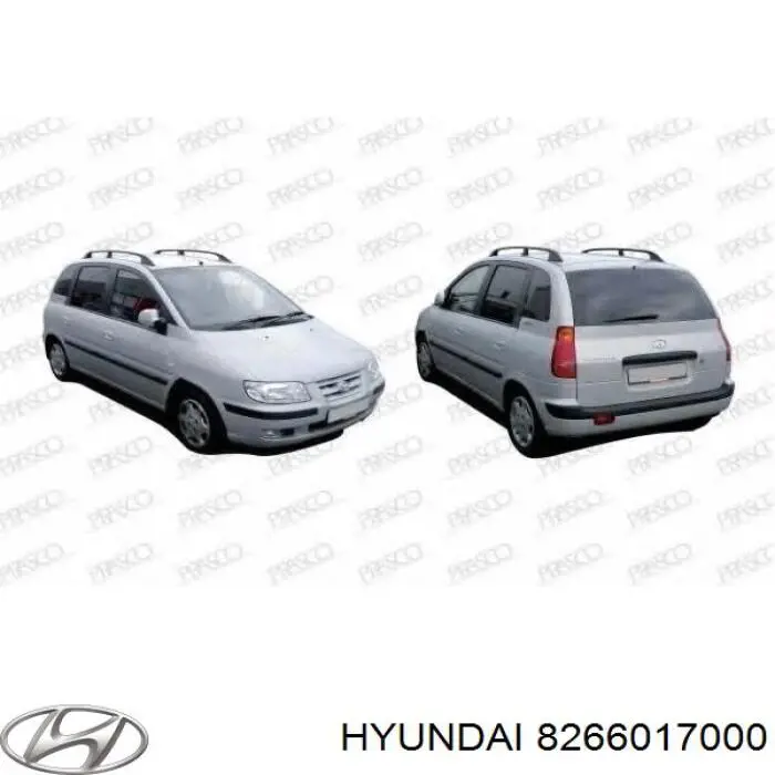 Manija exterior derecha de puerta delantera Hyundai/Kia 8266017000 precio, desde 17,27 EUR